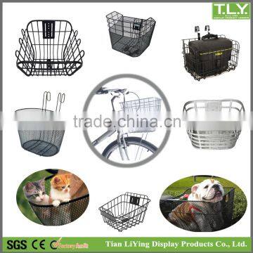 SSW-CM-216 Various Stainless Steel Bike Basket / Stainless Steel Bicycle Basket Manufacturer China