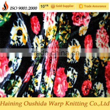 Hot Sale Polyester Spandex Korean Velvet,micro Stretch Velvet
