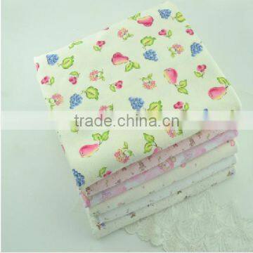 100% cotton printed twill fabric for garment bed sheet