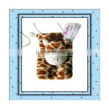 Plush Soft Cute Giraffe Mobilephone Bag