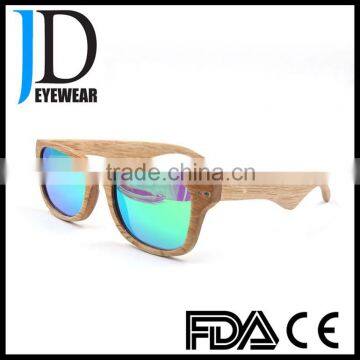 Fashion 2016 Green Mirror TAC Lenses Wood Sunglasses Hong Kong photo-4