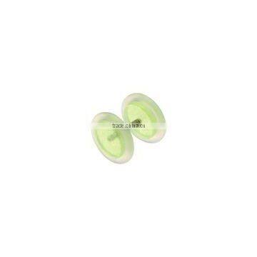 fashion glow in dark barbell body piercing fake ear plugs