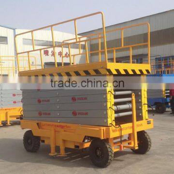 hot sales in UAE 12m electric scissor lift platforms made in China