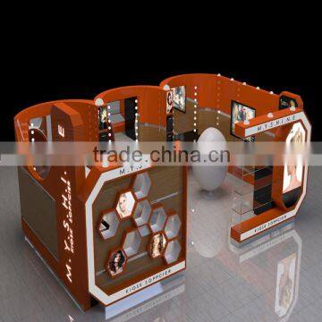 Makeup shop Wooden Acrylic Cosmetic Display Counter