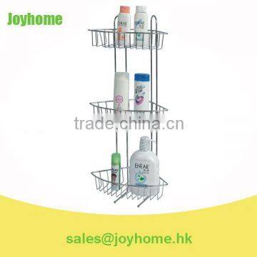 space saving 3 tier wire bathroom shampoo rack