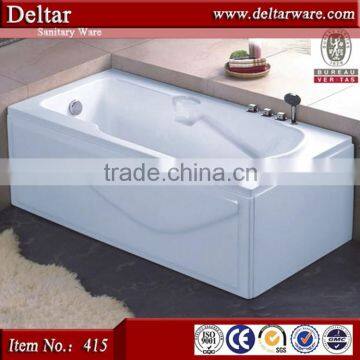 enameled steel skirted tub, first choice Top sell apron bathtub, acrylic skirt tub corner bath tub