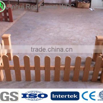 Anti-UV outdoor wpc cheap garden fencing