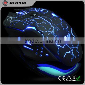 2015 the 4D usb optical crack glowing gaming mouse for cybercafe---JM3