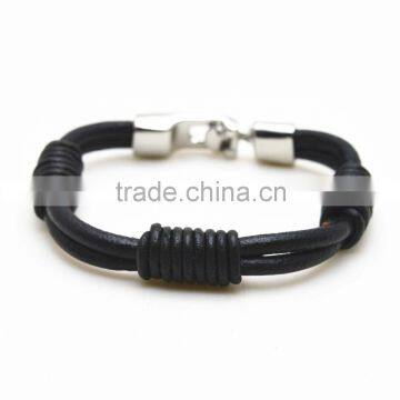 2016 wholesale latest design women bracelet leather/leather bracelet