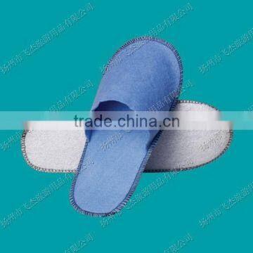 Colorful disposable cheap closed toe hotel non-woven slipper