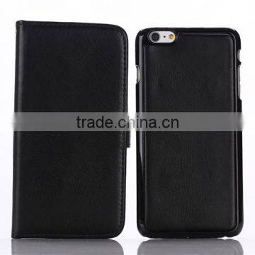 2 in 1 High Quality PU Magnet Case for Iphone6/6s With 3 Card Slots Wallet Case for Mobilephone photo-2