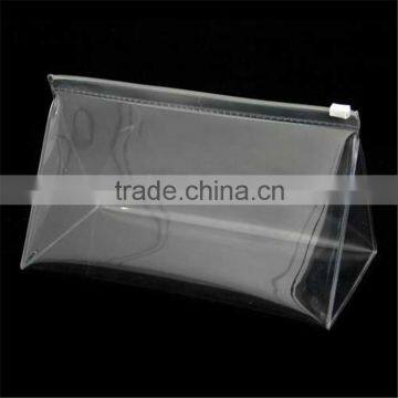 Custom pvc slider bag for cosmetics