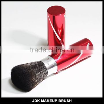 high quality retractable aluminum soft hair makeup brush