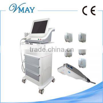 Skin Tightening Portable Clinic Use Ultrasound Hifu Korea Face Back Tightening Lift Body Slimming Beauty Machine FU-5S Multi-polar RF photo-5