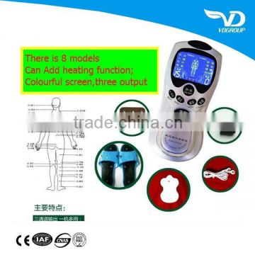 Factory Hotesale Acupuncture Digital Therapy Massagers Machine With 4 Pads