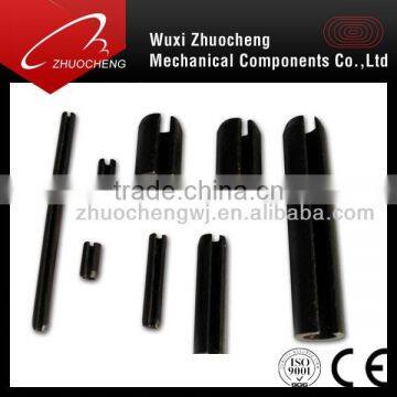 Black Spring straight coupling pins and Slotted elastic pin