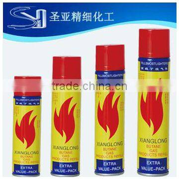 360ml high quality universal butane gas for lighters