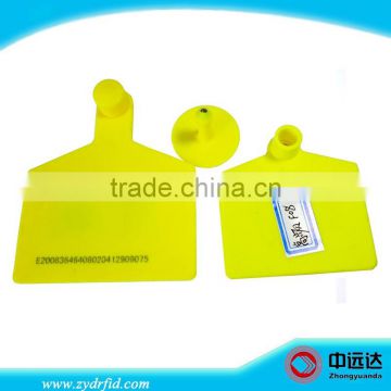 RFID Animal ear tag passive rfid tag plastic ear tags for cattle