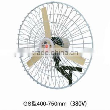 steady running wall-mounted fan for workshop with low noise