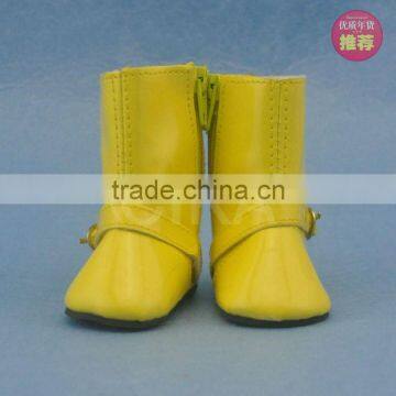 2013 hot sale yellow high heel doll shoes