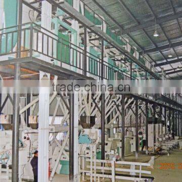100tons of Corn/maize Grit Mill Machine Product Line photo-3