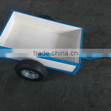 qingdao new desigh wooden cart kids truck trailer with dual wheel WT001