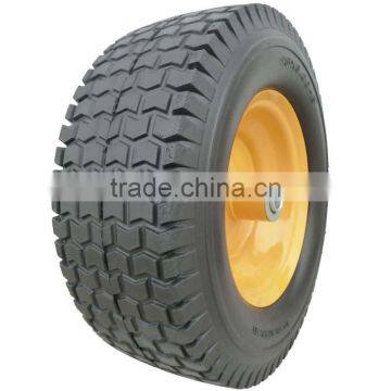 13 inch 5.00-6 FLAT FREE PU wheel for wheelbarrows tool carts