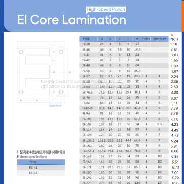 EI-76.2 Silicon Steel Sheet EI Plate Core photo-5