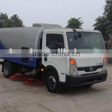 Diesel Engine 140 hp Nissan Vacuum Sweeper Truck Manufacture