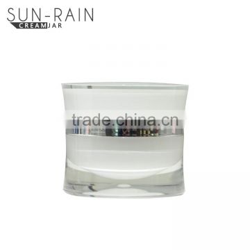 Best selling professional made empty round shaped acrylic cream jar