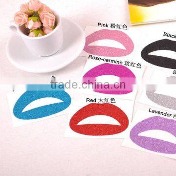 Non-toxic Glitter lip stickers supplier