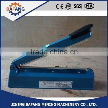 bag sealing and shrinking ,hand pressing plastic bag impulse side-cut sealer , band sealer