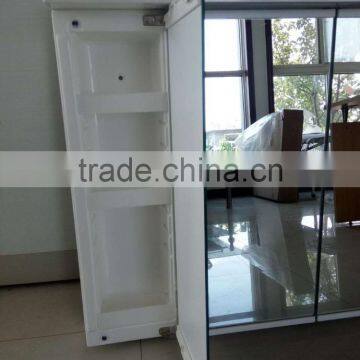 Mirrorred Cabinets Mirror Closet Wood Clothes Closet photo-5