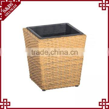 Home or Office Decoration Square Wicker Planter photo-2