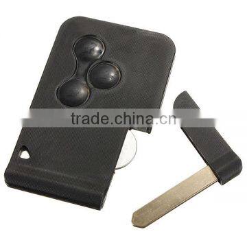 3 Button Remote Lock Key Fob Card Case + Blade For Renault for Megane for Scenic 2003-2008 433MHZ 3B photo-2