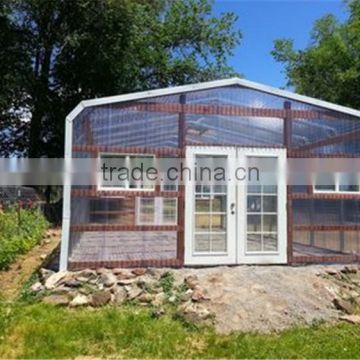 Low Cost Mini Transparent Polycarbonate Garden Greenhouse for Flowers