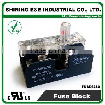 FB-M032SQ Equal To Busmann 600V 2 Pole Din Rail 30 Amp Fuse Box photo-4