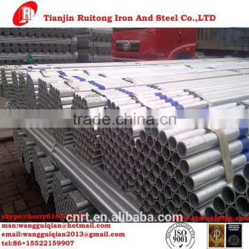 Hot sale!!! Greenhouse used galvanized steel pipe