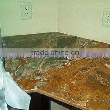 Hot Sale Popular MULTI GREEN ONYX COUNTERTOPS photo-4