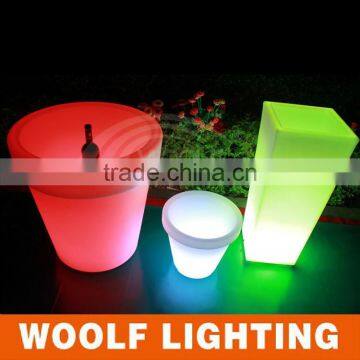 Colorful Plastic Luminous Led Flower Pots Outdoor photo-3