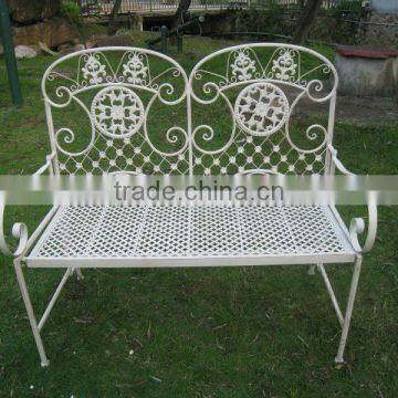 folding outdoor bench iron craft furniture