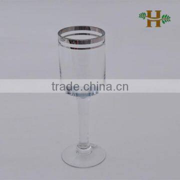 Wedding Use Footed Glass Candle Holder