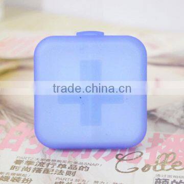 Q1095 Portable Four Cross Lattice Sealing Kits Cute Pill Case photo-2