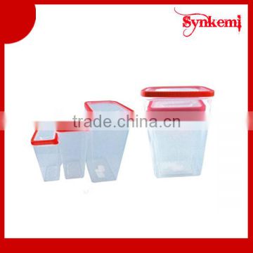 Plastic grain storage container