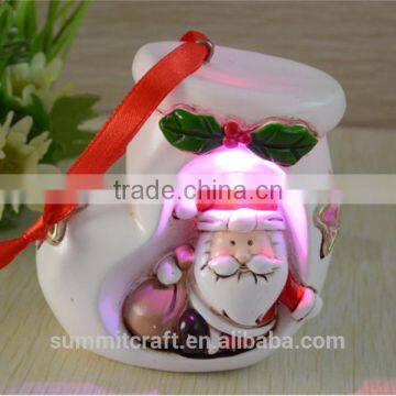 Christmas Lamp Decoration Polyresin Electrical Christmas Ornaments photo-2