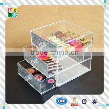 2015 Custom High Clear Acrylic Nail Polish Holder Simple Design 5 Stairs Acrylic Nail Polish Display Acrylic Nailpolish Stand photo-2