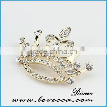 Rhinestone brooch for hairband decor,high quality rhinestone brooch,Elegant fashion jewelry brooches