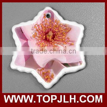 High Quality Ceramic Ornament Pendant With Gold String photo-2