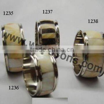 High Sale Clear Metal Napkin Ring Decorations for Weddings photo-4