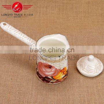 3PCS Stock Offer All Size Copper Enamel Turkish Coffee Pot With Lid photo-5